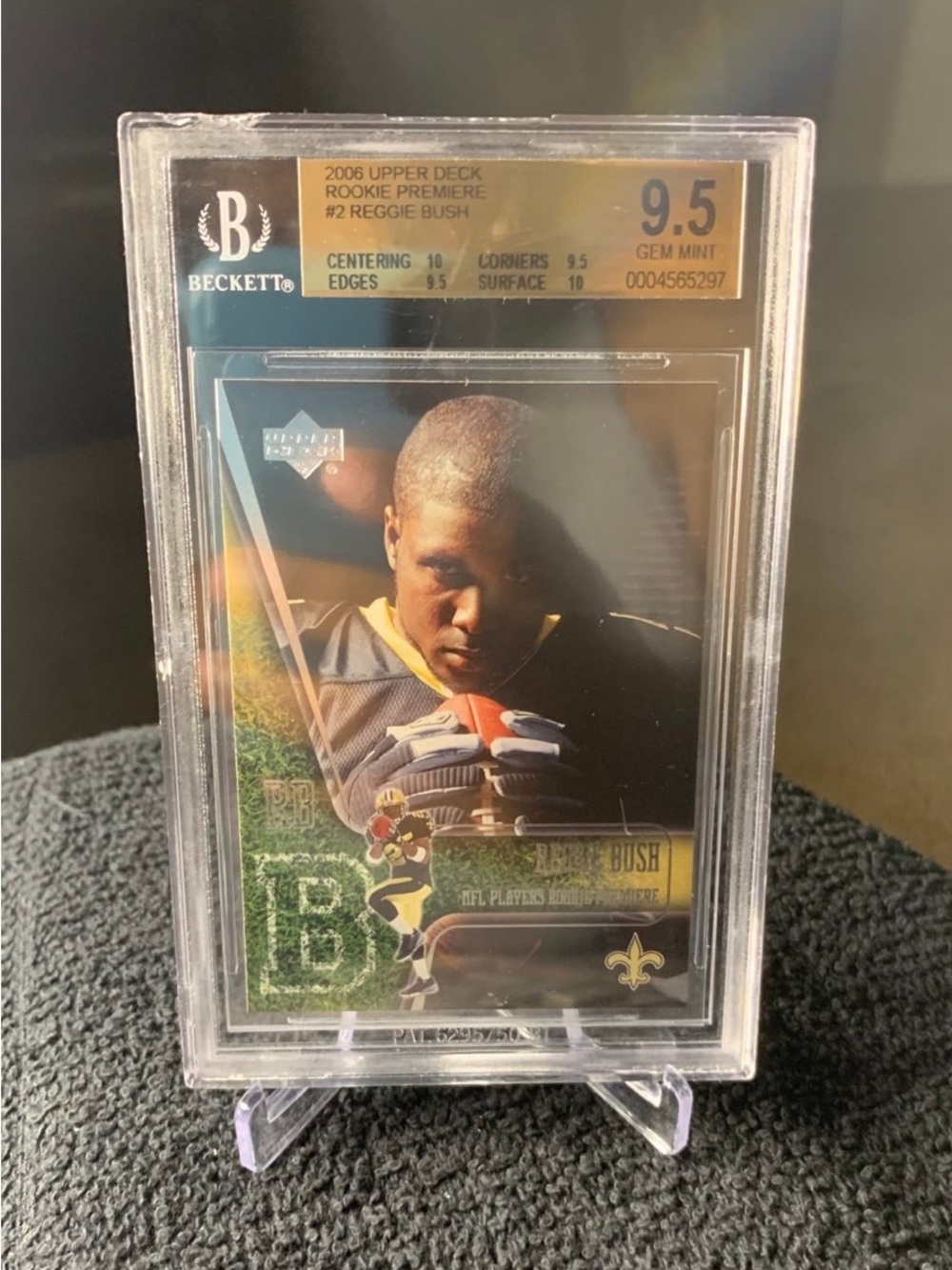 2006 Upper Deck Rookie Premiere #2 Reggie Bush Beckett GEM MT 9.5